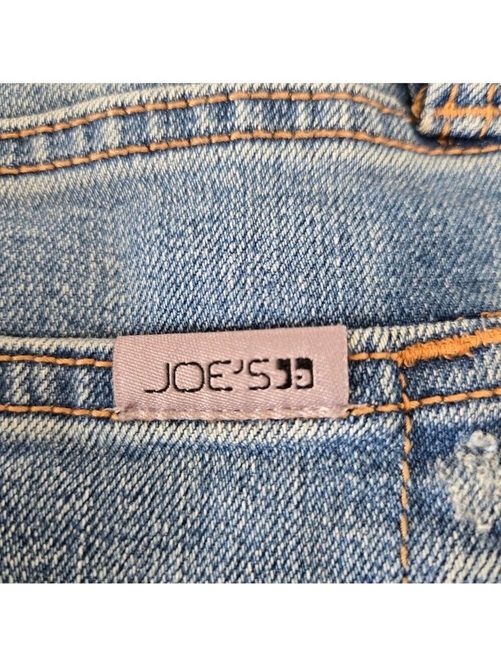 JOE'S 'ANNALISE' DENIM SHORTS WOMEN BLUE MID RISE FRAYED HEM (SIZE 30) - Picture 9 of 14